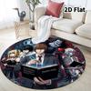 Death Note Round Area Rug Carpet Rug For Living Room Bedroom Sofa Playroom Decor Nonslip Floor Mat