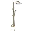 Tuqiu Brushed Gold Bathroom Shower Faucet Set  Bathroom Rainfall Shower Mixer Tap SUS304 Bathroom Shower Faucet Set