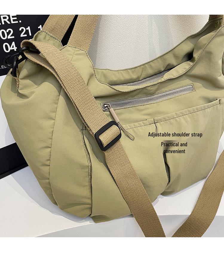 Autumn Women's High-End Large Capacity Tote & Crossbody Pleated Handbag