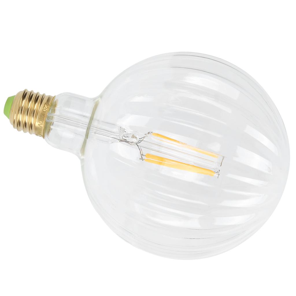 4W G125 Antique Bulb E27 WatermelonShape LED Filament Lamp Home Decoration 220V Warm Light(Gold )