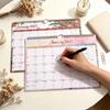 Foldable Double-coil Calendar Jan. 2027 - Dec. 2027 English Calendar  Daily Plan