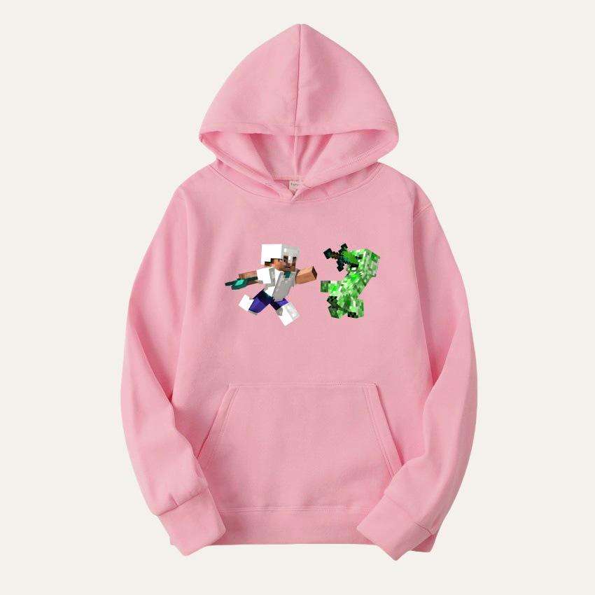 Anime-Themed Creative Print Hoodie for Kids and Adults