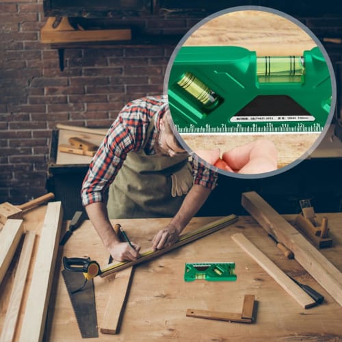 Small level, small magnetic level - Multi-function small level, small level, small level, multi-purpose magnetic leveling device for home and commerci