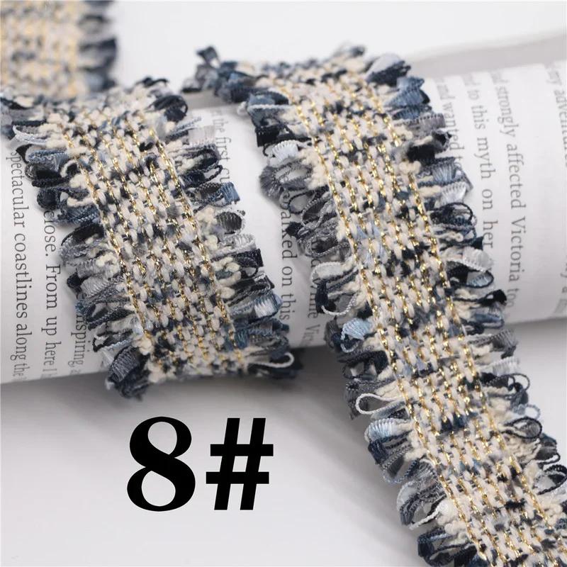 45 Yards Trim Vintage Embroidered Lace Sewing Lace Ribbon Fabric Handmade Costume Dress Sewing Trimmings Wedding Decoration