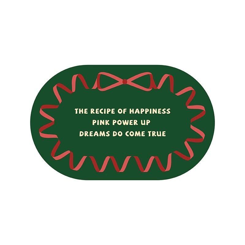 

Christmas Atmosphere Bathroom Absorbent Floor Mat Soft Diatom Mud Non-Slip Foot Mat Toilet Hand Washing Toilet Door Quality 40X60cm 15.7X23.6in