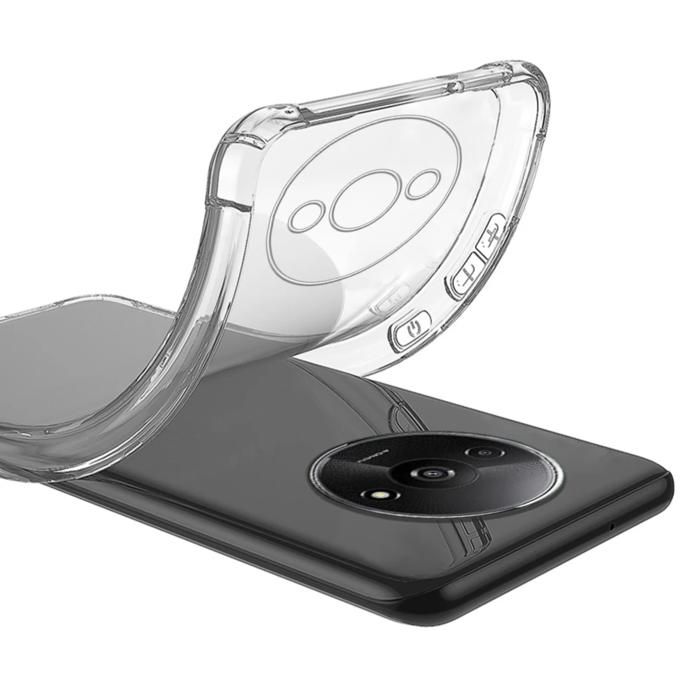 Coque - Phonillico® - Xiaomi Redmi A3 - Antichoc - TPU Souple - Transparent