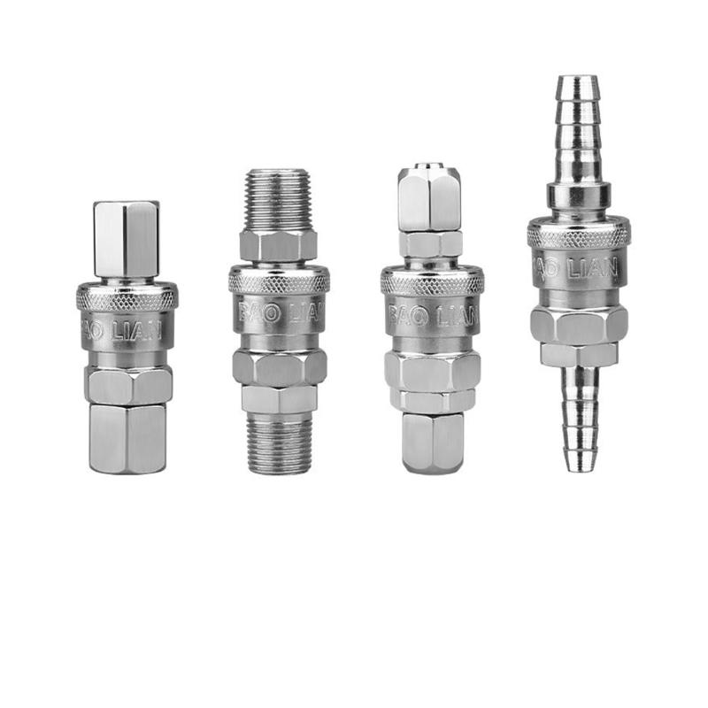 Reinforced Meal Air Tool Fitting For High Pressure Air Tool Gas Hose Nozzle And Leak Prevention