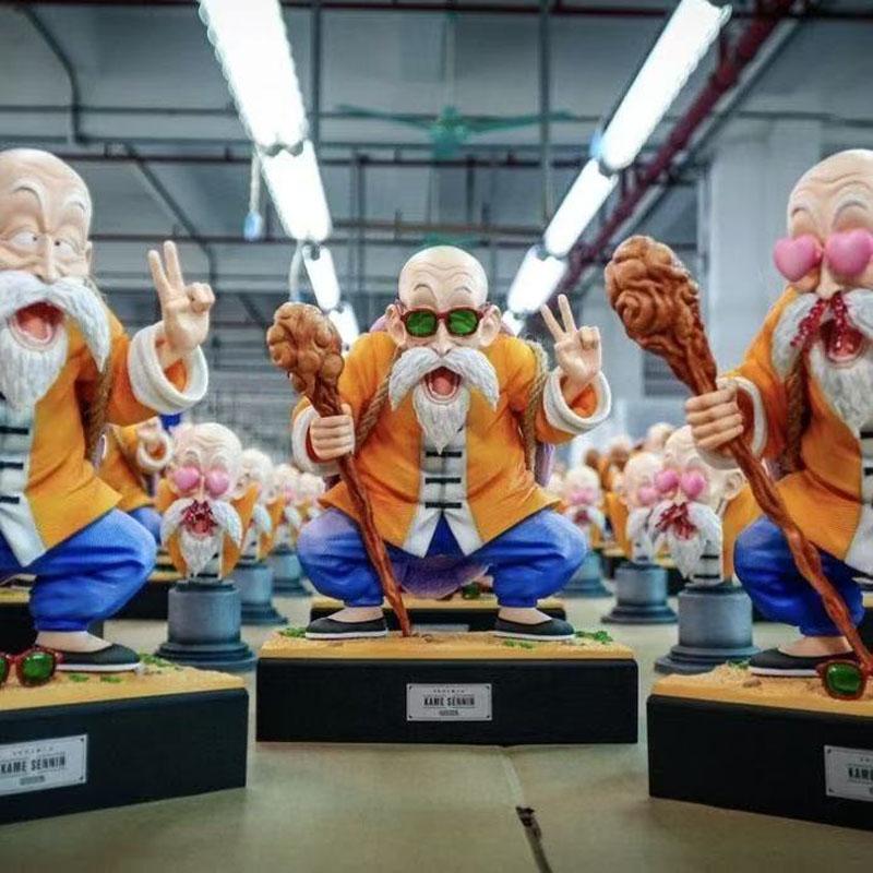Dragon Ball Anime Figures JT Master Roshi Kame Sennin PVC Statue Collection Action Figure Doll Model Desktop Birthday Toys Gift