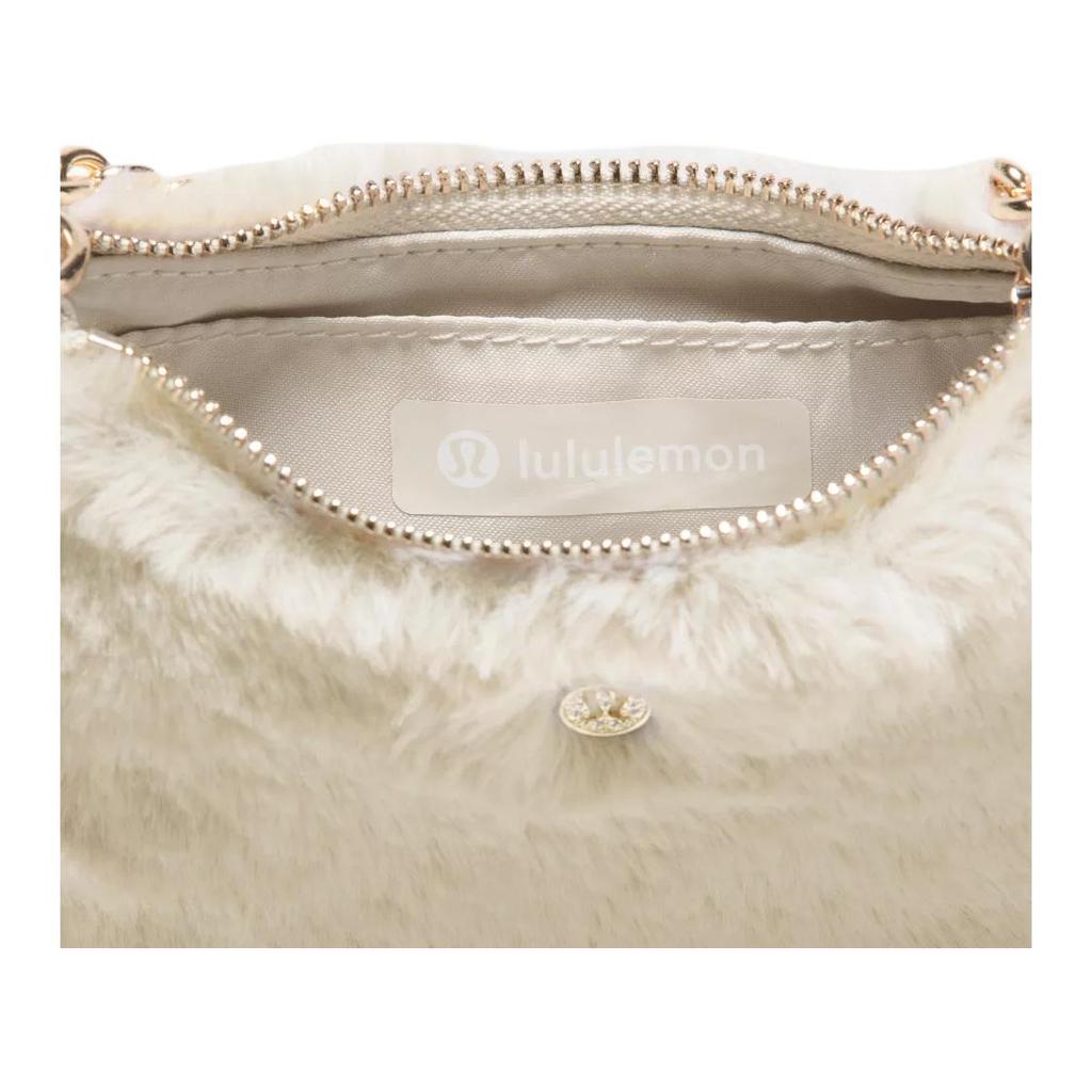 Lululemon City Essentials Multifunctional Fleece Design Tote Bag Ultra Mini Women bags Ivory LW9FVQS-073288-LVORY