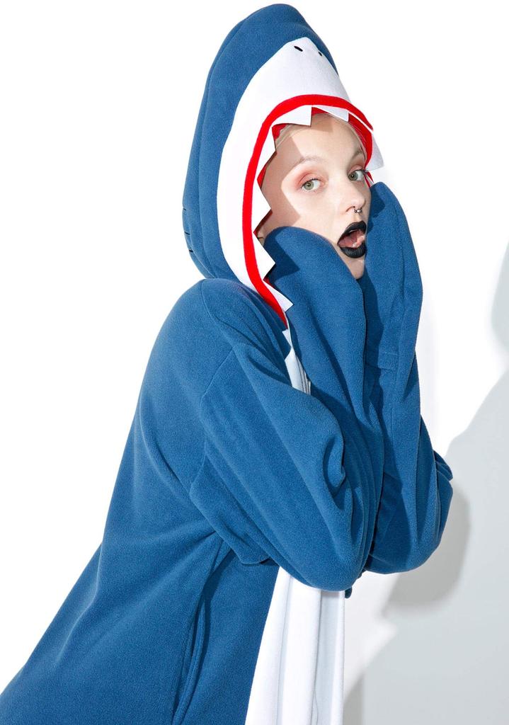 SAZAC Fleece Kigurumi Shark