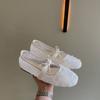 Bow fairy single shoes women's shoes new summer mesh breathable shallow mouth Mary Jane shoes