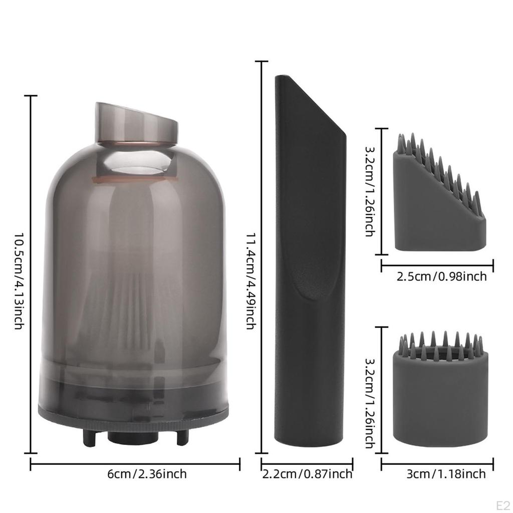 Hair Dryer Vacuum Kit Haircut Debris Organizer Cleaning Gadgets Handheld Jet Fan