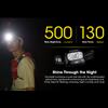 Nitecore NU30 500Lumens Max Throw of 130Metres Bulit-in 1500mAH Battery Rechargeable Lightweight