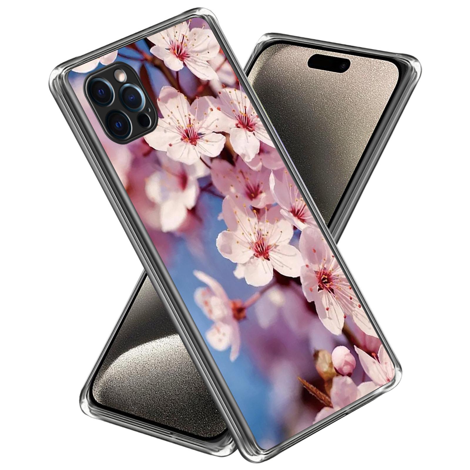 For iPhone 16 Pro Max Case Pattern Printed Shockproof TPU Phone Cover J