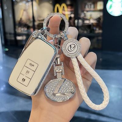 TPU Car Key Case Cover For RX350 NX300 Es300h Rx450h GS300 GX470 IS250 ES350 GX460 Nx300h Is300h Auto Keychain Accessories