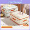 Transparent Pvc Travel Storage Bag With Mesh Compression For Moving And Packing