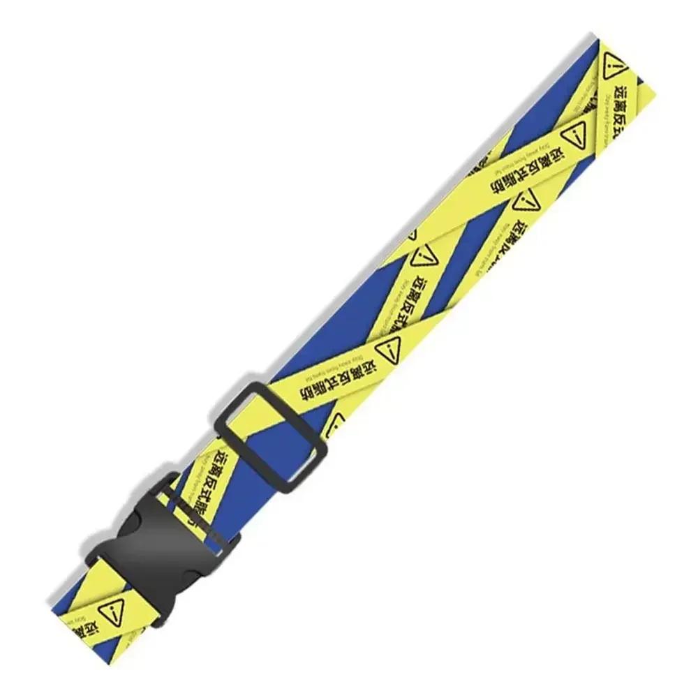 Polyester Fibre Luggage Buckle Strap Adjustable Anti-theft Baggage Tie Down Belt Anti-lost Elastic Suitcase Belts Travel Props