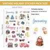 210Pcs Planning Stickers Cartoon Daily Notes With Festive Theme Creative Journaling Planning Stickers Paper Labels For Notebook