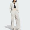 Adidas Originals Track Pants Logo Striped Loose Fit Casual Knit Sports Pants Women Bottoms Clear-Brown KB8949
