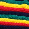2025 neue Mode Frühherbst Koreanische Version locker Regenbogen gestreift Strickmütze vielseitig warm Tide Pullover Mütze Wollmütze