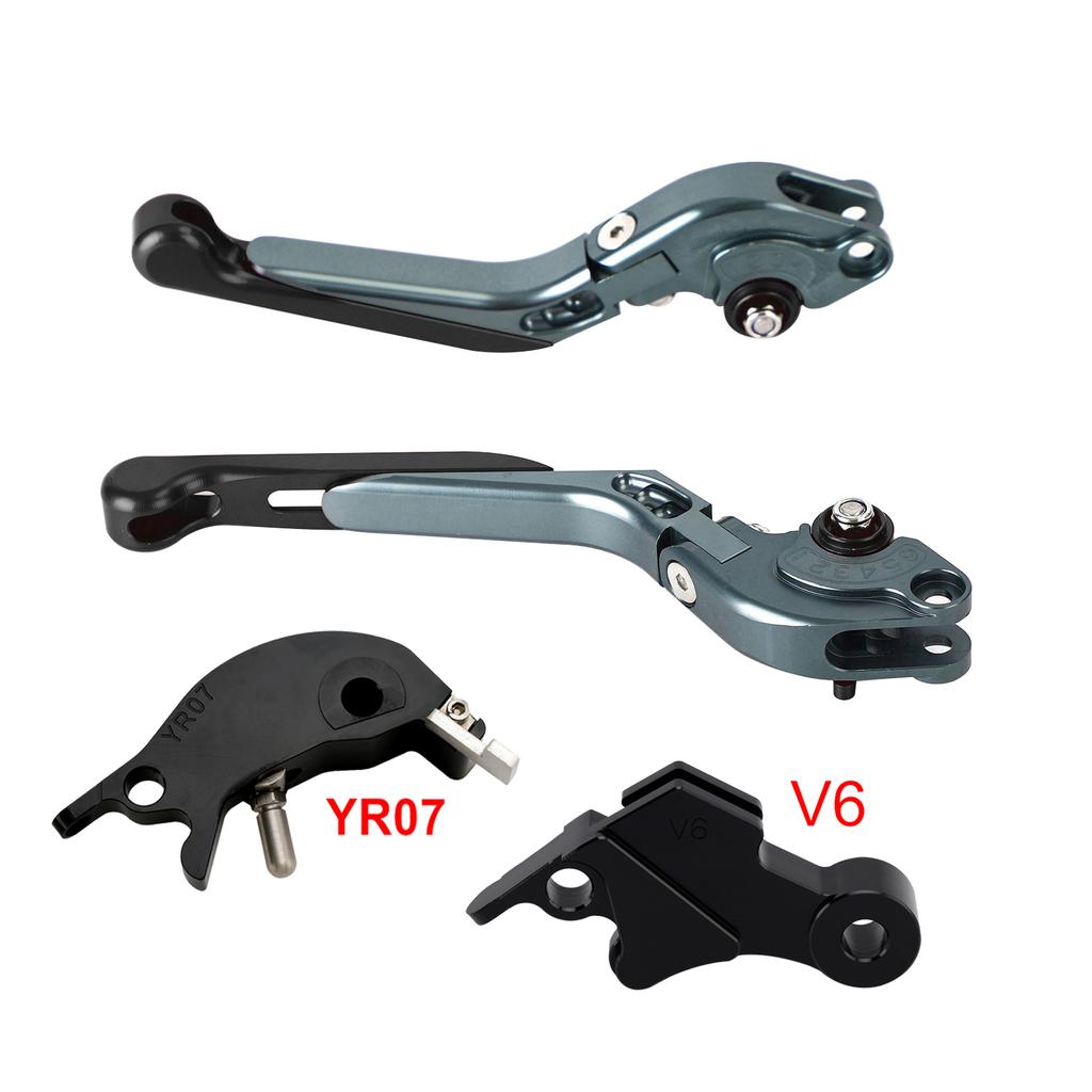 Adjustable Clutch Brake Lever fit for YAMAHA XSR900 XSR900GP MT-09 24-25 Black