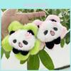Adorable Plush Panda Sunflower Keychain Doll Cute Bag Charm For Couples Gifts
