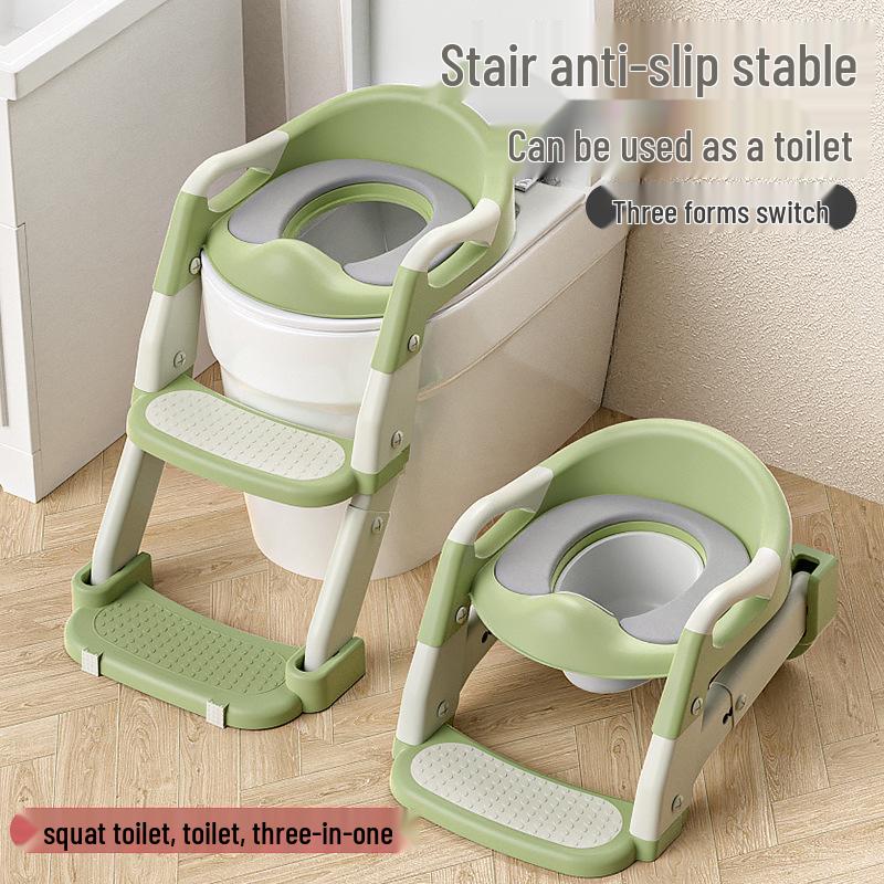 Foldable Toddler Potty Training Seat with Step Stool