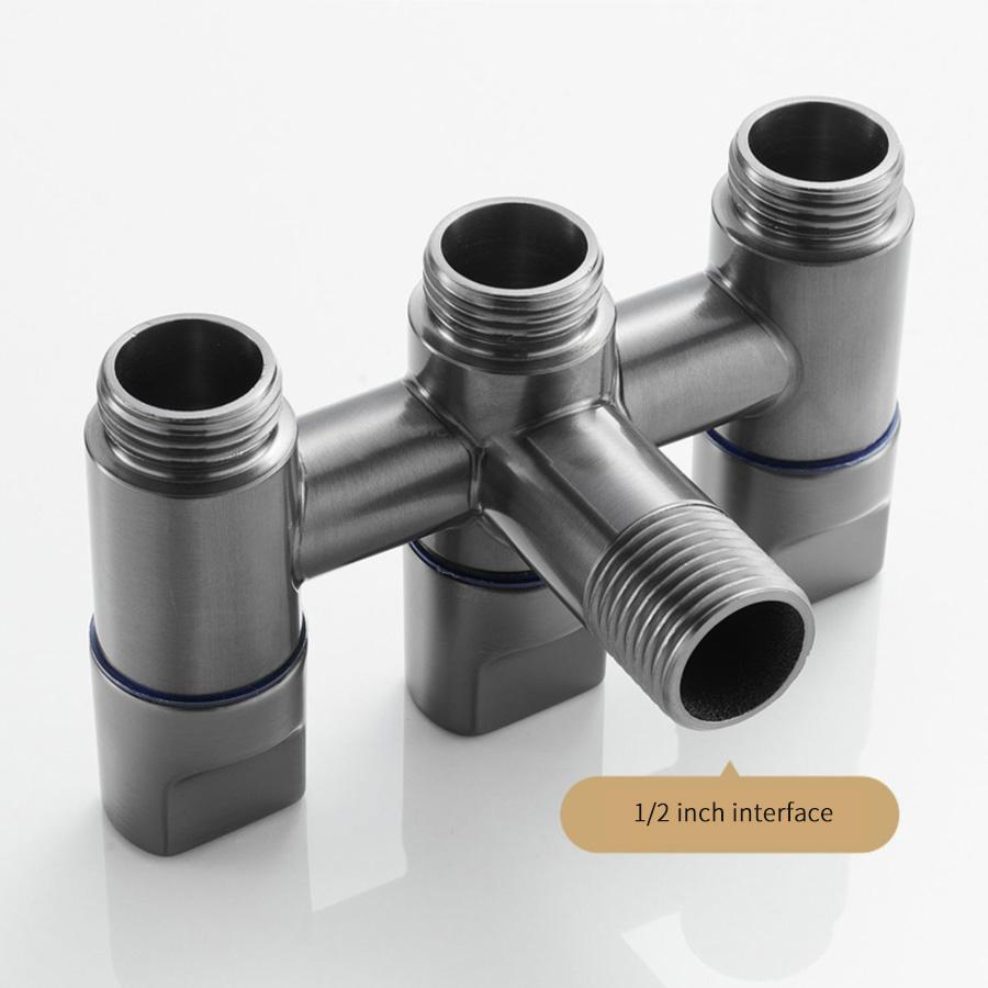 3 Ways Angle Valve Advanced Technology For Stable Water Flow Control With The Three Ways Multifunctional Diverter Valve 3/4''