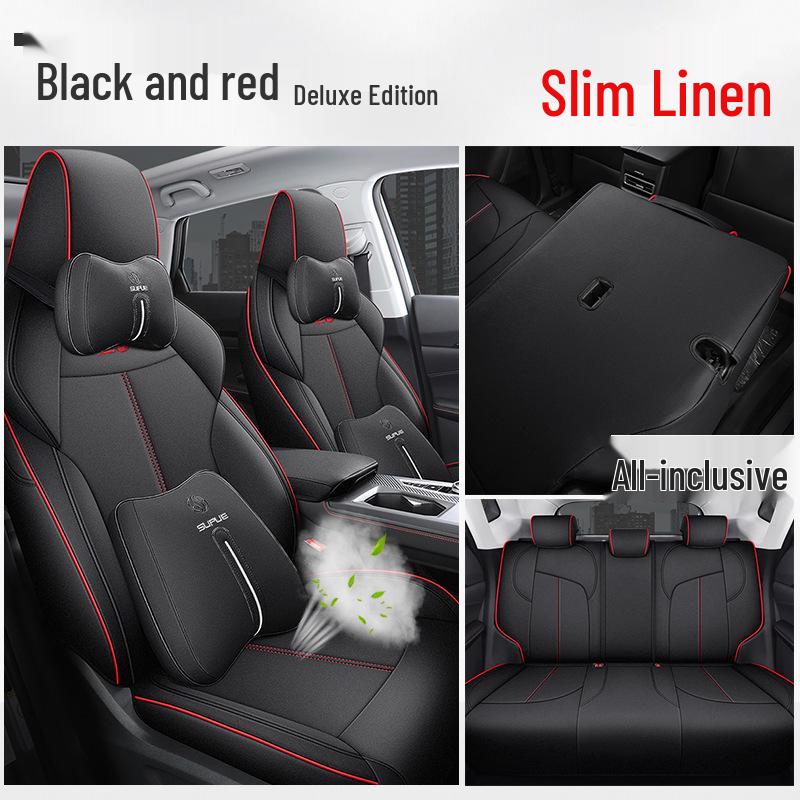 DJGY Car Seat Cushion: Fits Changan Auchan Z6, Sports Leather, All-Season Use