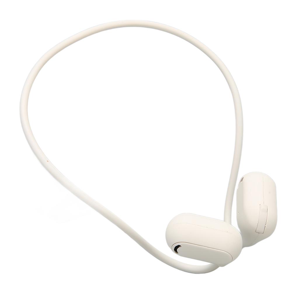 Open Ear Bluetooth Headphone Stereo Lossless Rechargeable Wireless Headset for Running Driving Workout White