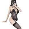 Sexy lingerie sexy free pajamas lace uniform hot open flirting seduction onesie suit women
