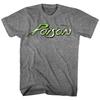 Poison Vintage Logo Men's T Shirt Metal Rock Band Album Concert Tour Merch Gray