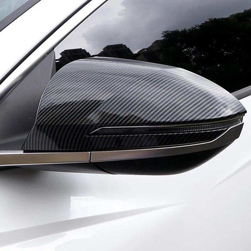 Dla Hyundai Tucson NX4 2022 2023 Hybrid N Line Lusterko wsteczne samochodu Osłona boczna Skorupa Obudowa Wykończenie ABS Włókno węglowe Akcesoria
