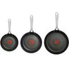 Набор сковородок Tefal E304S344 Jamie Oliver Cook's Direct из нержавеющей стали, 3 шт.