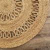 Round Jute Rug Handmade Natural Rug for Any Space Look Rustik Decor For Any Space Area Look Emporioum