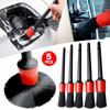 Car Cleaning Brush Kit Automotive Detail Brushes for Car Interior Detailing Brush Set Wheel Rims Clean Brush Plastic
