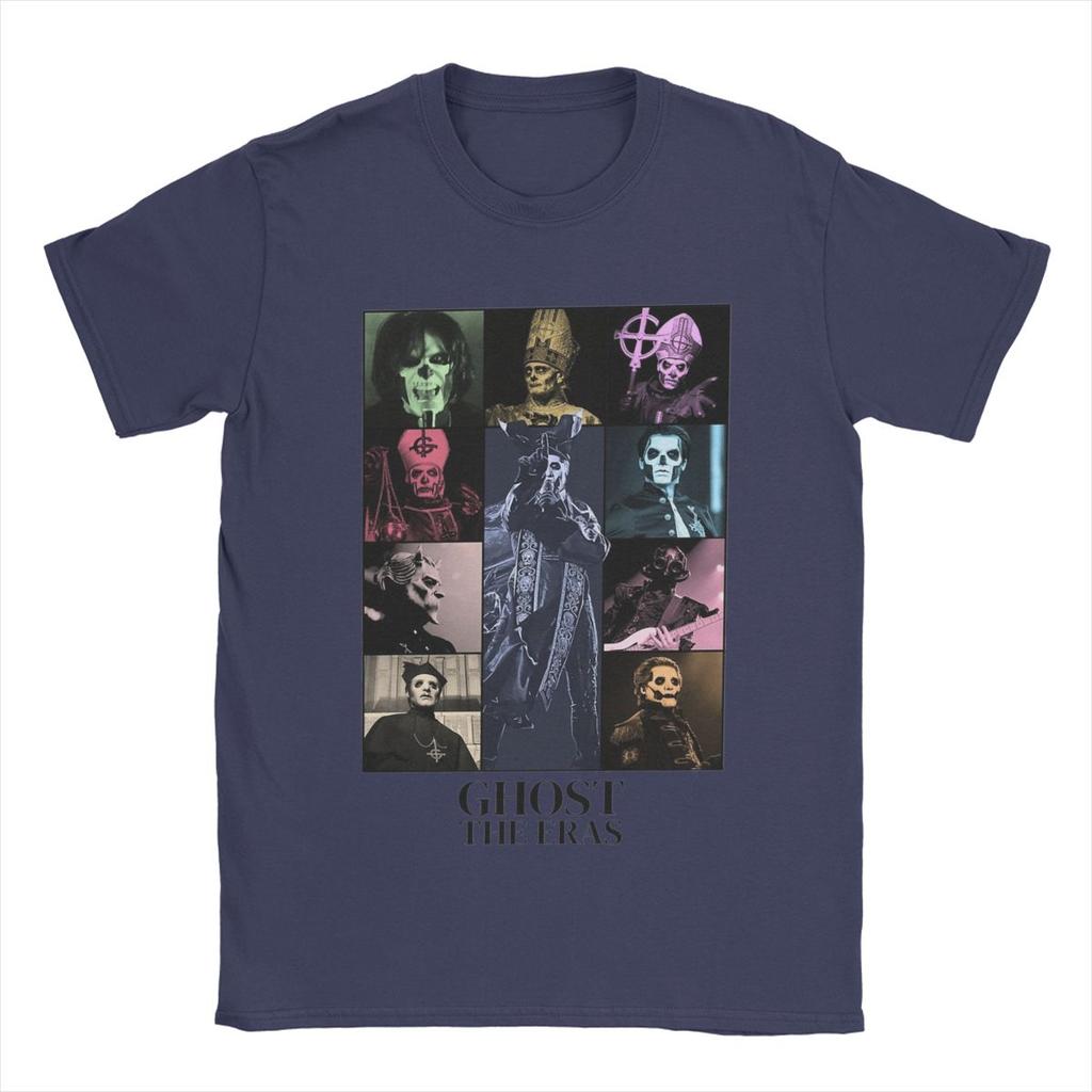 Men T-Shirts Ghost B.C. Band Vintage Cotton Tee Shirt Short Sleeve T Shirt Crewneck Clothing Plus Size
