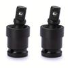 1/2 Inch Drive Universal Joint Socket Adapter, 360° Swivel Steel Ball Impact Socket for Electric Wrench Efficiency Enhancement,