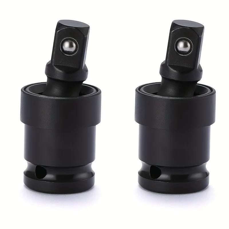 1/2 Inch Drive Universal Joint Socket Adapter, 360° Swivel Steel Ball Impact Socket for Electric Wrench Efficiency Enhancement,