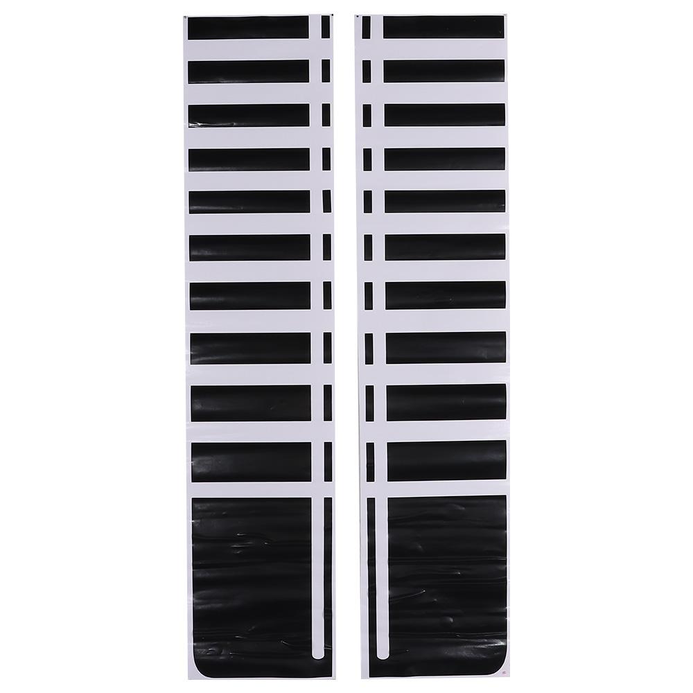 

2pcs/Pair Black Stripe Car Side Door Decals Vinyl Auto Racing Body Stripe Decals for Cars SUV Truck