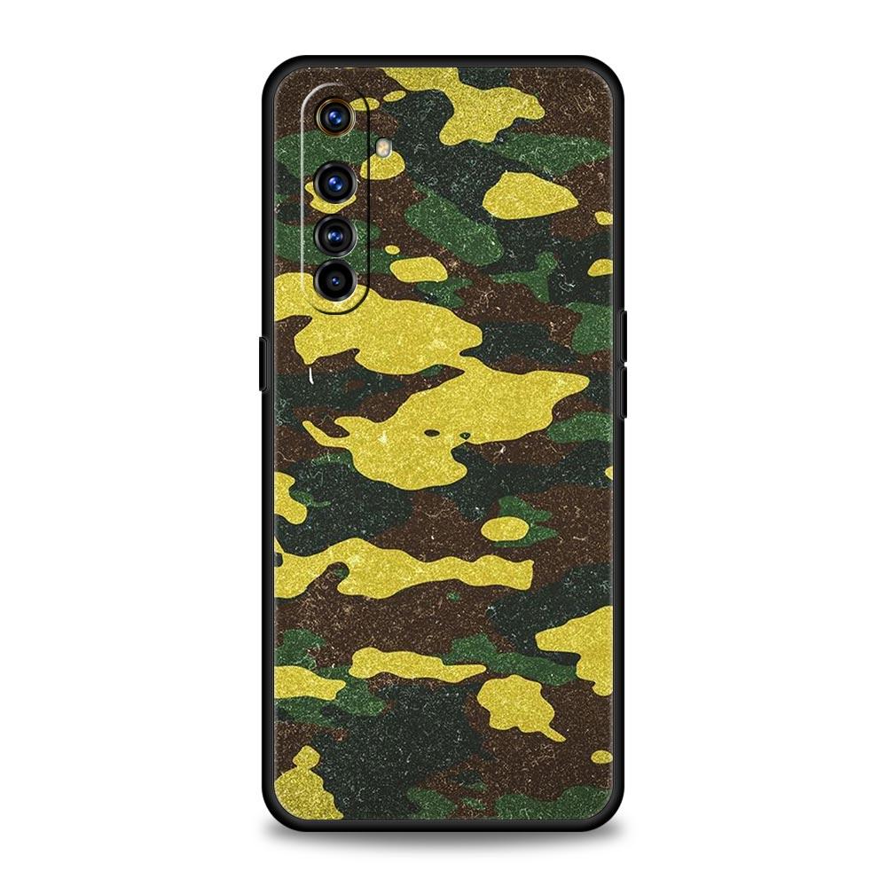 Colour Camouflage Camo For Realme GT Neo2 3 Phone Case For Realme 9 8 7 6 GT2 Pro Plus 5G 8i 9i C3 C21 C11 C25 C35 C21Y Cover