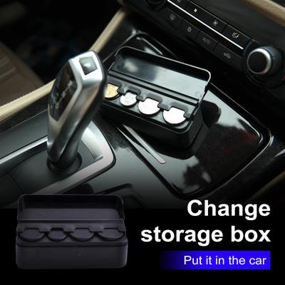 Coin Holder For Car, Coin Change Organizer Compatible With Coin Of Different Sizes, Dash-Mounted Holder Suitable For Most Cars, Trucks