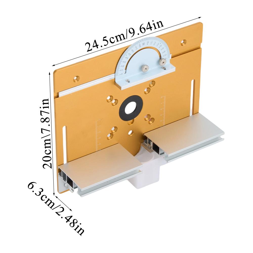 Woodworking Router Lift Tools Kit Aluminum Alloy Table