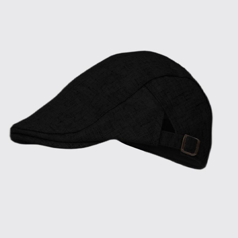 Literary and retro forward hat Autumn and winter hat Women's big head circumference shows the face Small beret Versatile newsboy hat