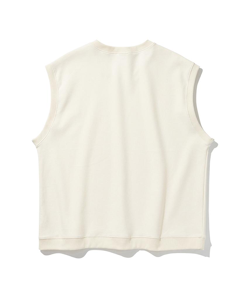 Moaa Dear Cotton Vest (Ivory)