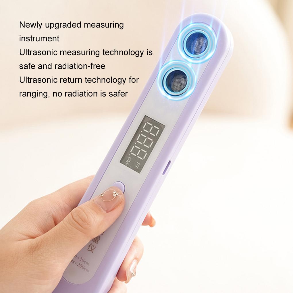 Smart Digital Height Measuring Device Ultrasonic Height Measurement Tool Handheld Cordless Height Measurement Device for Child