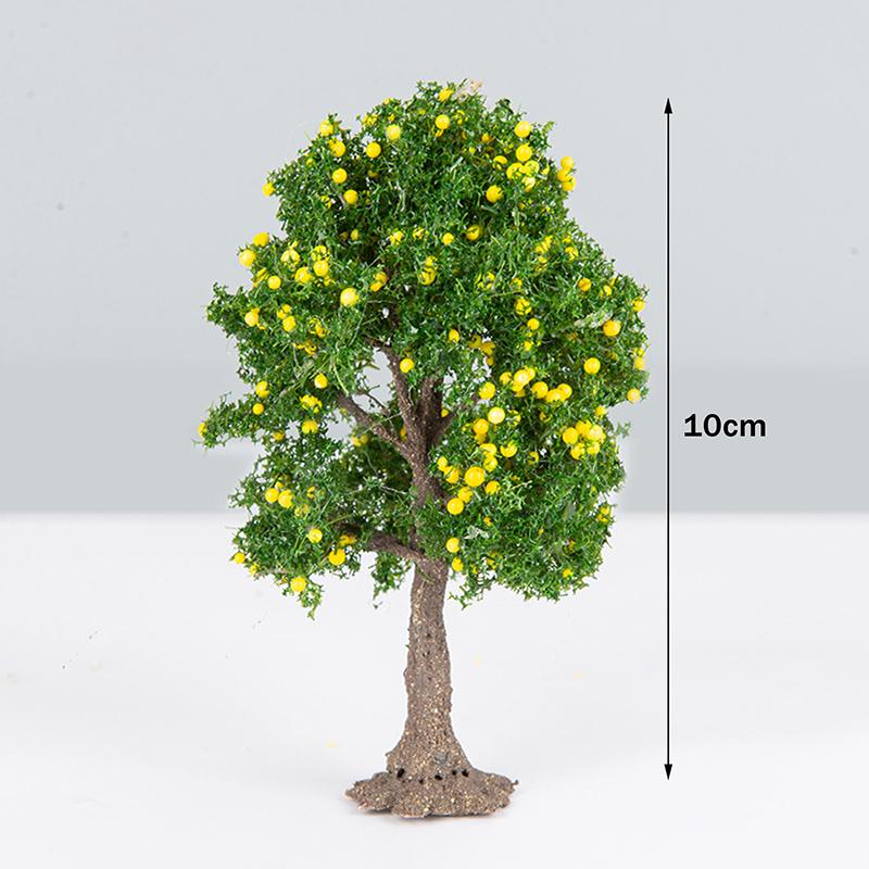 

1Pc Realistic Fruit Tree Decor, Miniature Sand Table Building Model Decoration, DIY Fruit Trees Miniature Landscape Decoration