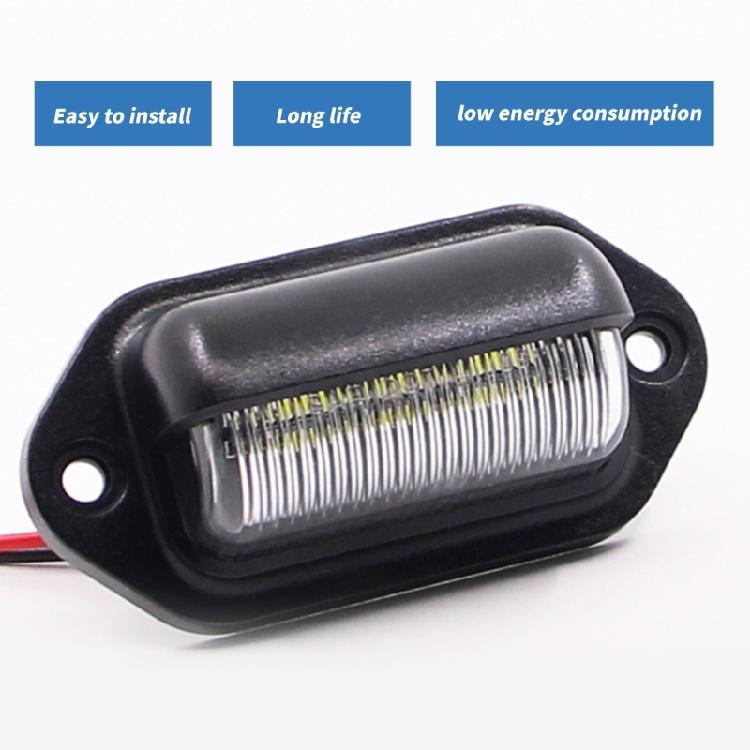 Trailer Marker LED Light 6LED Clearance Light 12V 24V LED Side Marker Light Indicators for Campers Trucks