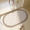 Simple Bathroom Diatom Mud Foot Mat Bathroom Door Mat Toilet Non-Slip Mat Toilet Absorbent Floor Mat