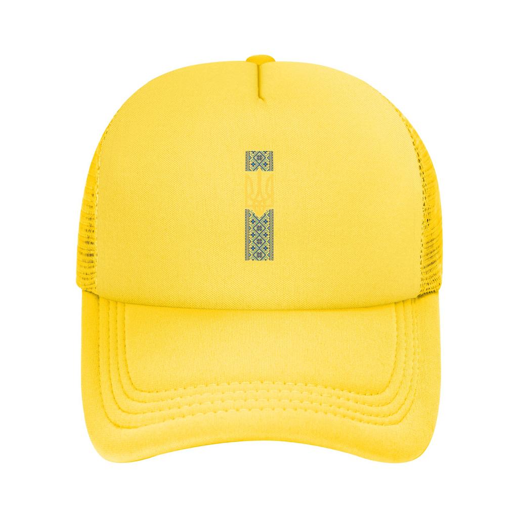 Ukraine Emblem Ukrainian Flag National Knitting Pattern Casquette Women Unisex Outdoor Hats Adjustable Sun Cap Casual Baseball Caps